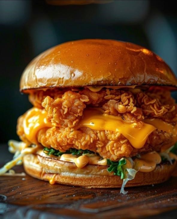 Spicy Crispy Chicken Burger